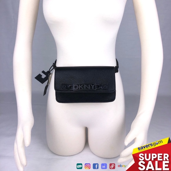 DKNY Women’s Adjustable Chain Belt Bag - Picture 1 of 5